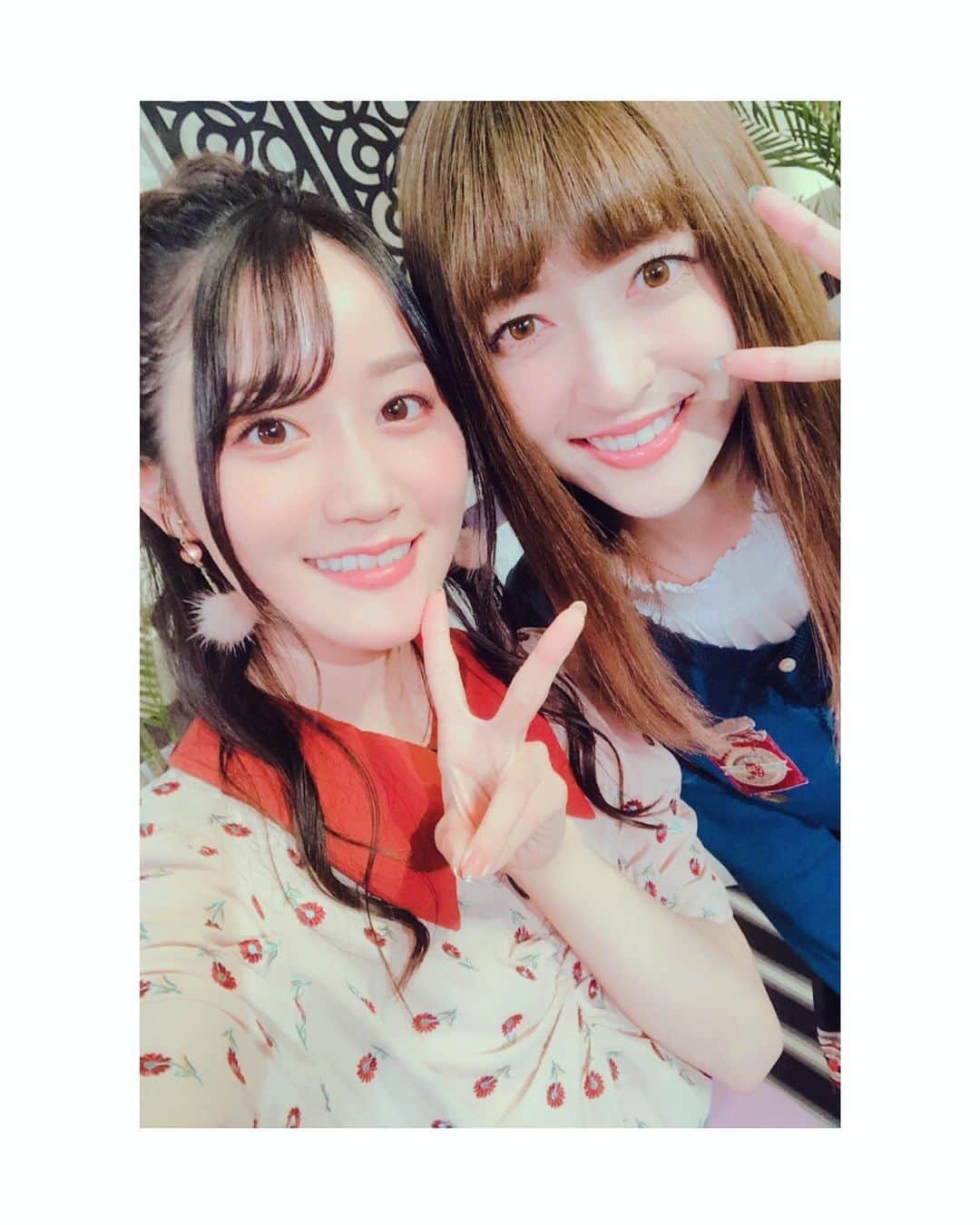 のインスタグラム：「#音ボケPOPS #神田沙也加 さんと😌♥️ なんとなんと、私のことを以前からずっと応援していただいて、パーソナルブックまで手に入れてくださったんだとか😭✨ 嬉しすぎます…！！（´-`）本物のお姉ちゃんのような安心感でした〜〜🌸 ありがとうございました♪」
