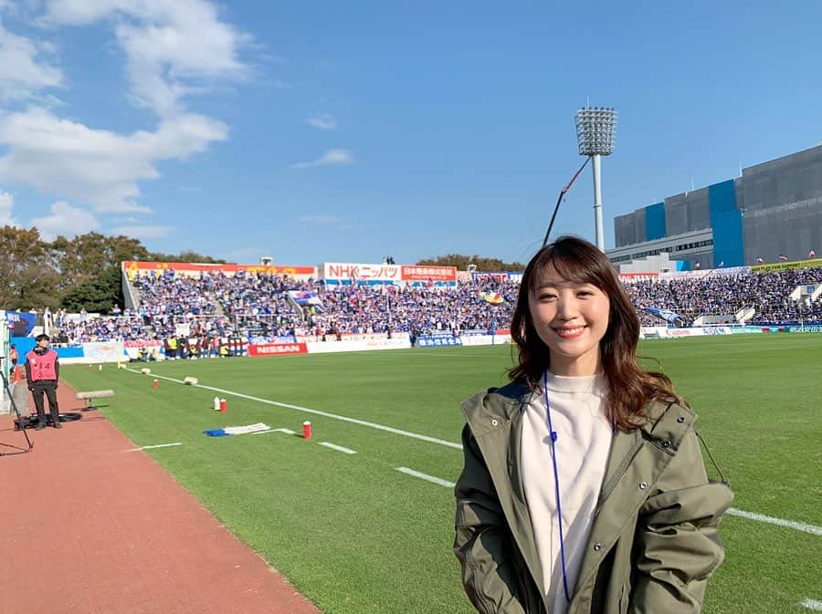 のインスタグラム：「. 今日は今シーズン最後の、ニッパツ三ツ沢球技場。 結果はついに４連勝で２位に浮上🌟 三ツ沢でのリーグ戦は、全勝で有終の美を飾りました☺️✨ . 本当にこの三ツ沢の雰囲気が大好きだから、淋しい気もするな〜 でもきっと、最終節はこれ以上に素晴らしい景色が見られるはず 残り３試合 共に強いマリノスを！！ . #キクマリ#fmarinos#jleague#横浜Ｆマリノス#北海道コンサドーレ札幌」