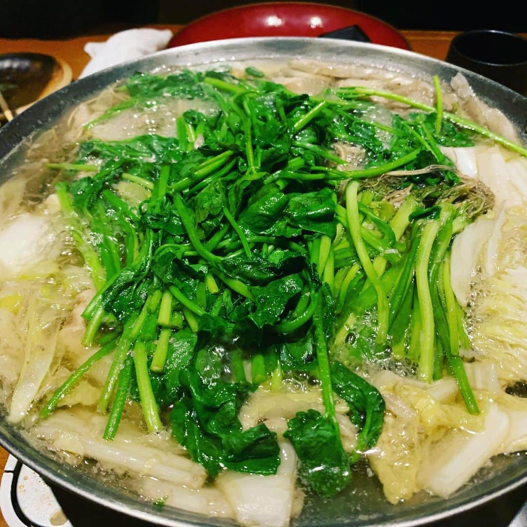 大隅智子さんのインスタグラム写真 - (大隅智子Instagram)「仙台でせり鍋と牛タン。美味しい！ #仙台　#セリ鍋  #牛タン」11月9日 23時30分 - tomokotenki