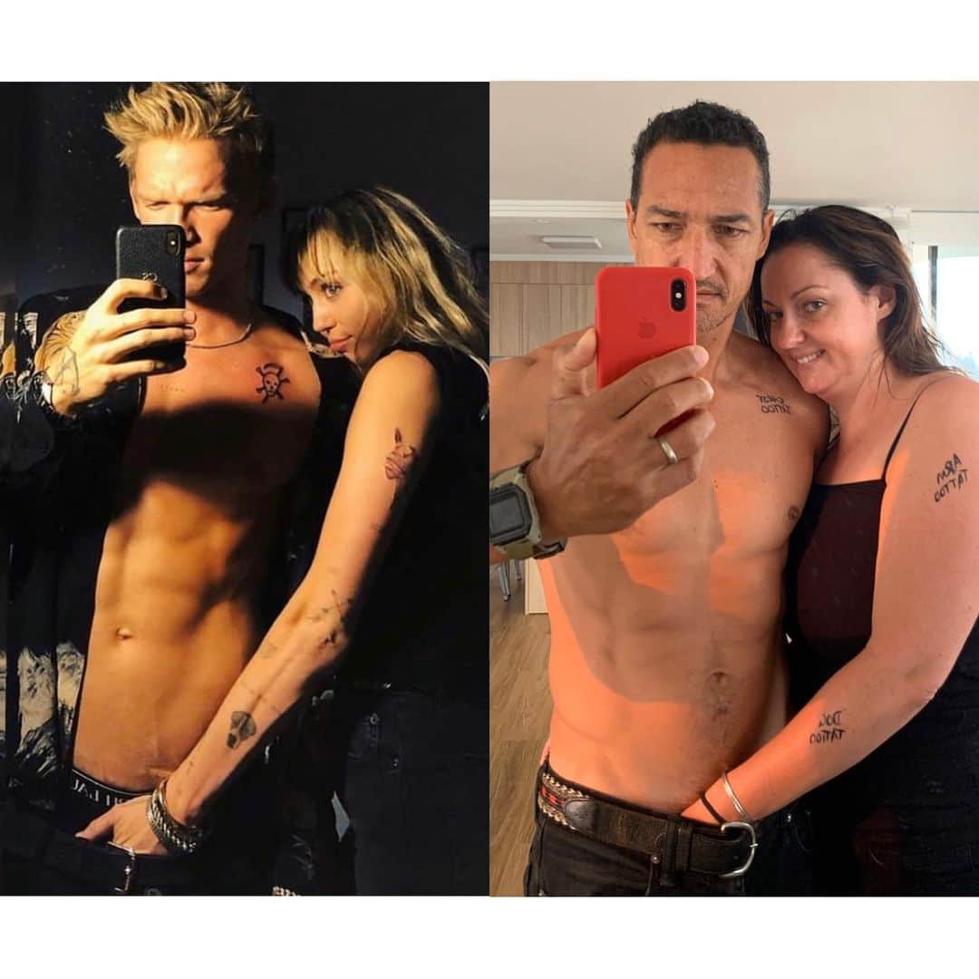 セレステ・バーバーのインスタグラム：「When you find their talent, hold onto it!  #celestechallengeaccepted  #celestebarber  #funny  #mileycryus  #codysimpson」