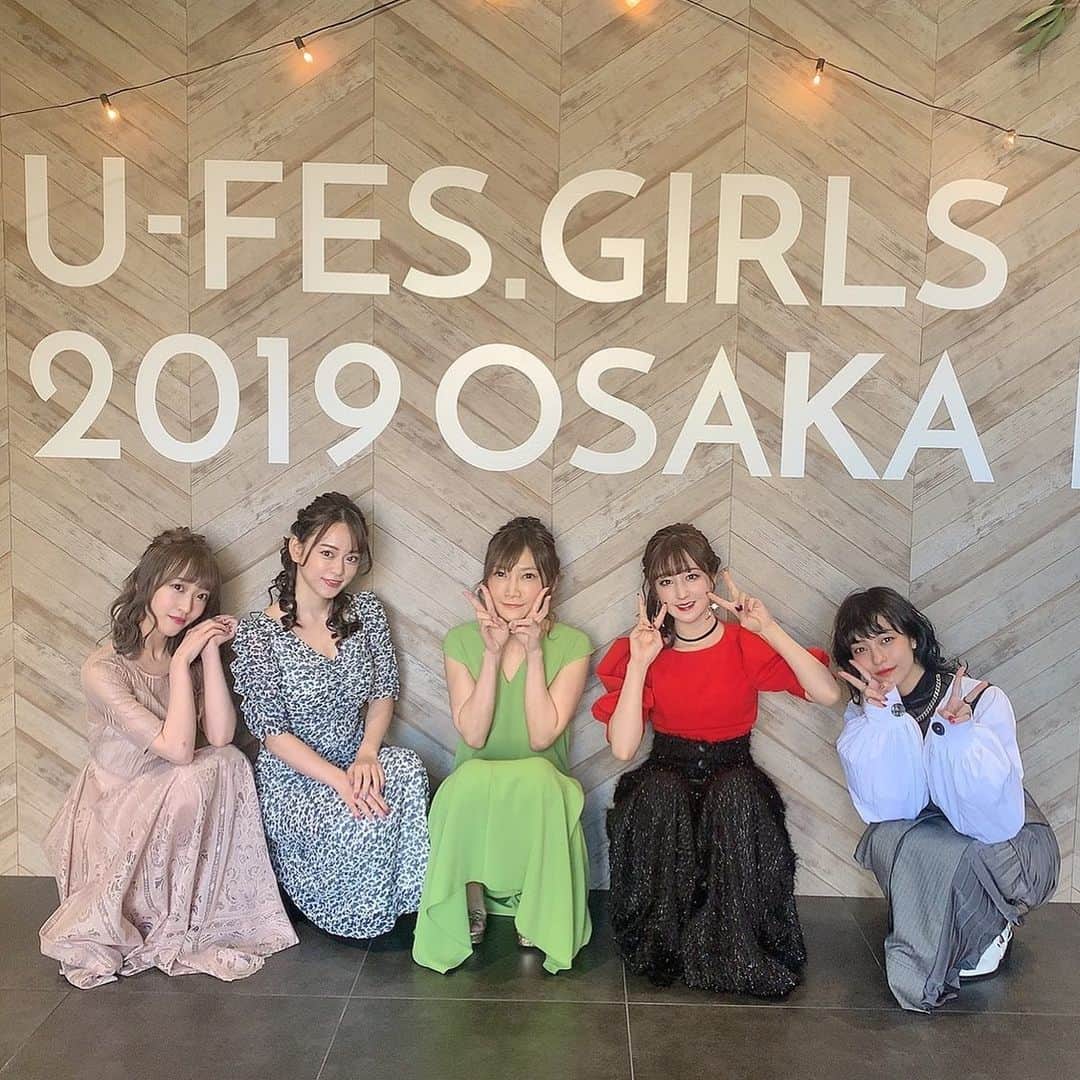 さぁやさんのインスタグラム写真 - (さぁやInstagram)「U-FES Girls大阪❤️ 来てくれたみんなありがとう✨ 楽しい時間を皆と過ごせて 凄くうれしかったです！！ 1部のガーデンパーティーの皆と楽屋でも沢山話せて楽しかった❤️ 今日のドレスは @fray_id です！ . 終わった後はさきのちゃんとジェニーちゃんと串カツ食べて帰ったよ🤤✨ 次は仙台でみんなに会えるの楽しみにしてます！！ ありがとうございました✨ . . #ufes #ufesgirls」11月10日 22時33分 - saaya831