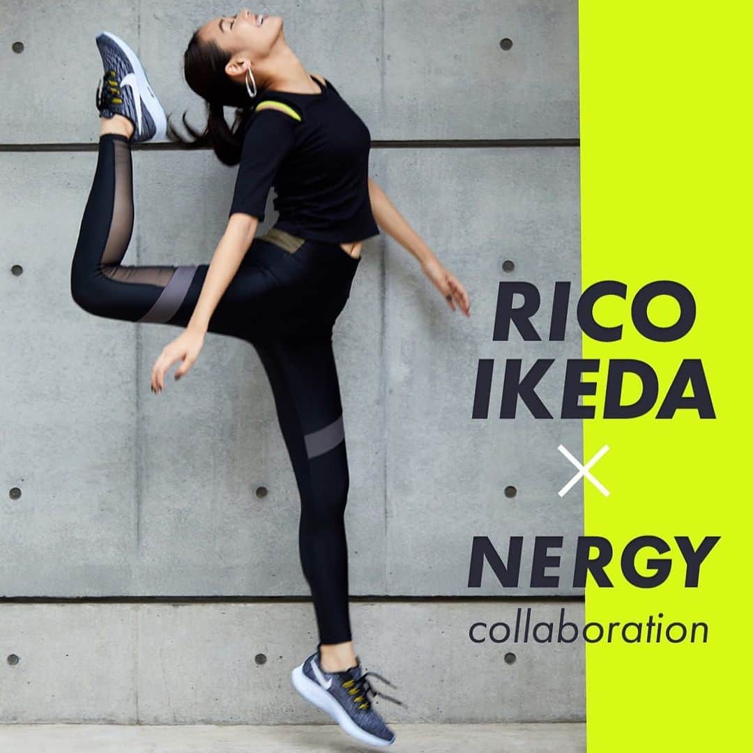 池田莉子さんのインスタグラム写真 - (池田莉子Instagram)「いよいよ明日発売です🕹﻿ RICO IKEDA × NERGY collaboration !!﻿ ﻿ どんなアイテムでも、私の作りたいものを作って﻿ 良いよ！と言って下さり楽しみながらデザインさせて﻿ 頂きました。NERGYの方々と何度も打ち合わせや﻿ サンプルを作って頂きやっとやっと、、、❤︎﻿ 完成、、そして明日の11時から販売開始です。﻿ ﻿ @stylevoice_official という明日オープンの新しい WEBサイト﻿にて発売します🥀🥀﻿ ﻿ 素敵な素敵なサイトがオープンしますので是非皆さん﻿ メルマガ登録にてお得な情報をゲットして下さい❤︎﻿ https://stylevoice.com/﻿ ﻿ 明日がーーー  待・ち・遠・し・いーーー！！！！😭﻿ ﻿ #nergy #ricoikeda_nergy #collaboration﻿ #yogagirl #yogalife #yogawear #black #ヨガウェア #ヨガウェアデザイン #ジャンプ #カップ付きトップス #レギンス #ブラトップ ﻿」11月10日 22時37分 - ricoikeda
