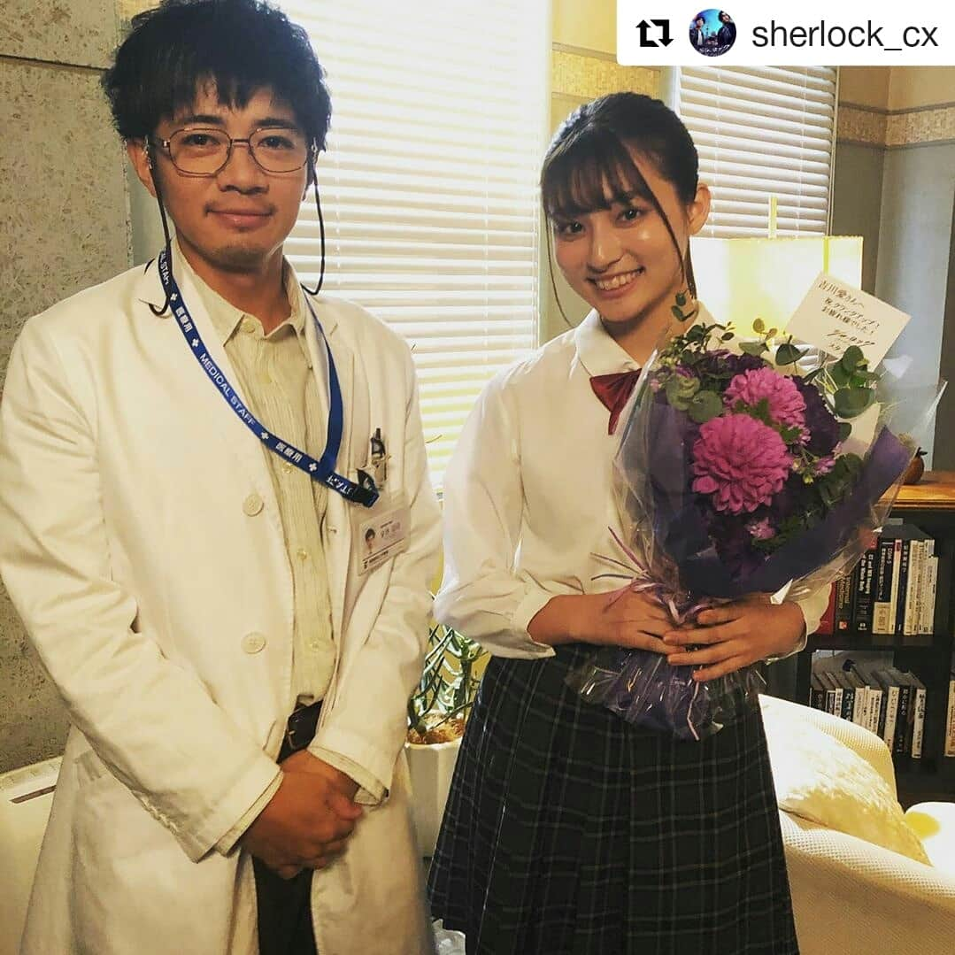 岡山放送さんのインスタグラム写真 - (岡山放送Instagram)「#Repost @sherlock_cx (@get_repost) ・・・ 🎬#シャーロック  6話ゲスト #和田正人 さんと #吉川愛 さん📸✨ 和田さん演じる大学病院の精神神経科准教授 宇井宗司👓 吉川さん演じる綾香のカウンセリングを行い、 研究室で患者のカウンセリング時の相棒と称してカナリアを飼ってます🦜 物語のキーとなるカナリアに注目して 明日の放送をお楽しみに✨ .  #6話は11月11日  #月曜よる9時  #シャーロックアントールドストーリーズ  #ディーンフジオカ  #岩田剛典 #佐々木蔵之介 #6話は何色  #フジテレビ系列#FNS#8ch#OHK#岡山放送」11月10日 16時01分 - ohk_official