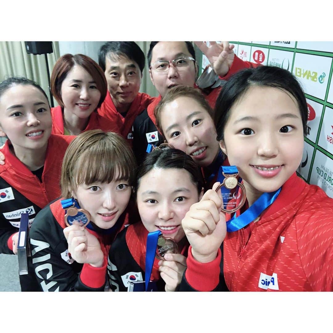梁夏銀さんのインスタグラム写真 - (梁夏銀Instagram)「. . . TeamKorea 🇰🇷🥉 #👏👏👏 #TeamWorldCup2019」11月10日 16時28分 - yang_haeun