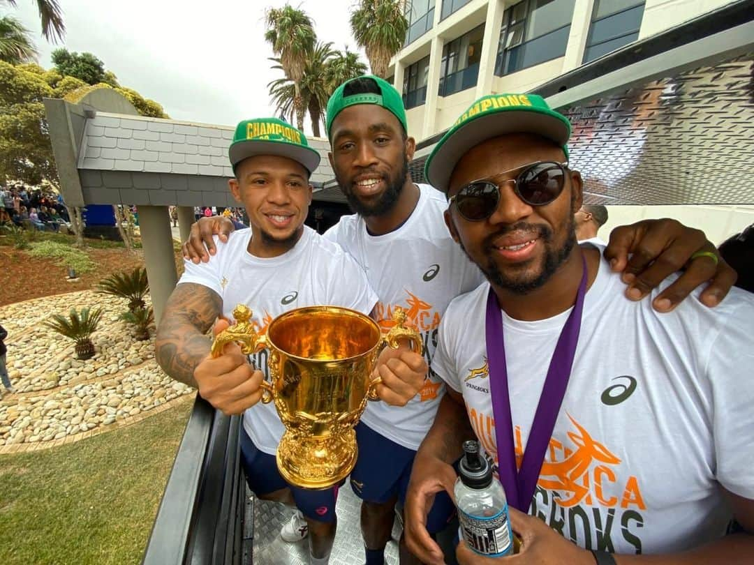 ラグビー南アフリカ代表さんのインスタグラム写真 - (ラグビー南アフリカ代表Instagram)「Good Morning Port Elizabeth! 🏆」11月10日 16時48分 - bokrugby