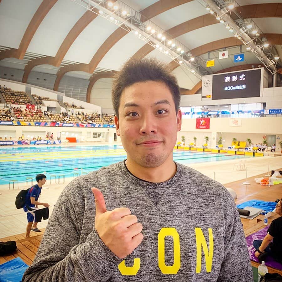 中村克さんのインスタグラム写真 - (中村克Instagram)「日本社会人選手権終了。  結果は50fr🥇100fr🥇大会新  でした。  強化期間の真っ最中だっただけに、レースはかなりきつかったです。  去年のこの試合の自分より速く泳げてるので、成長を感じました。まだまだ課題はたくさん、、、焦らず1つずつクリアしていきます。  #itomantoshin #asics  #バテバテ #顔色悪い #コーチからグッドもらった」11月10日 19時12分 - katsumi.221