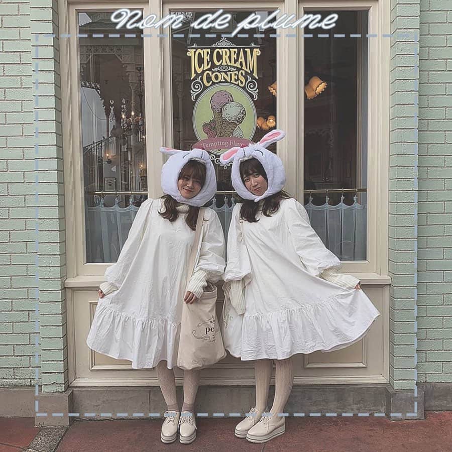 Nom De Plumeさんのインスタグラム写真 Nom De Plumeinstagram オールホワイトディズニー 冬のディズニーは オールホワイトコーデ が可愛い ハロウィンの時期は オールブラックコーデ が 人気だったけどクリスマスの時期は オールホワイト で