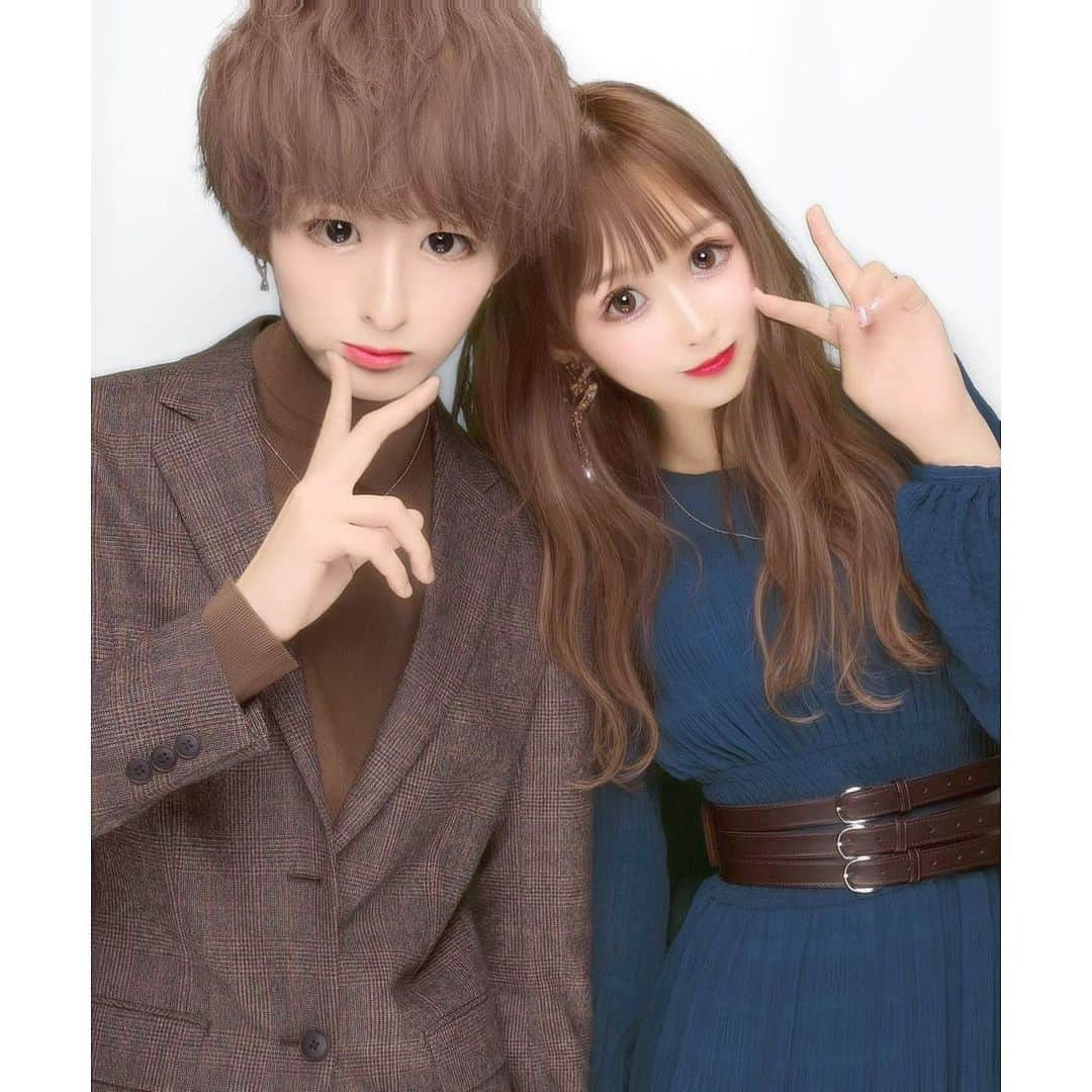 浦西ひかるさんのインスタグラム写真 - (浦西ひかるInstagram)「パーティーおたひか👦🏻👩🏻 おたくんスーツめっちゃ似合ってる（ ; ; ） おたくんのもひかるのも一緒に買いに行ったの◎！ ひかるのは服もベルトも　@fray_id だよ〜◎」11月10日 21時11分 - uranishihikaru