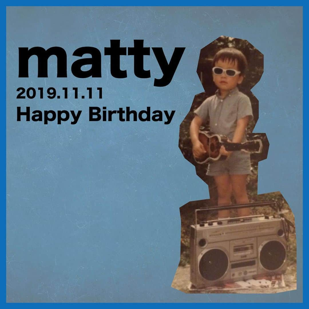 eyeronさんのインスタグラム写真 - (eyeronInstagram)「#matty #birthday #happybirthday #HBD #11月11日 @sonarpocket_matty」11月11日 0時04分 - sonarpocket_eyeron