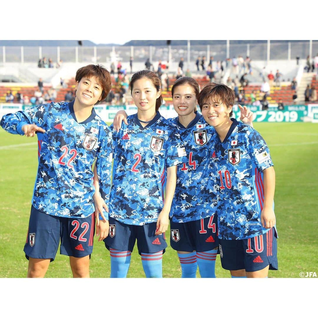 長谷川唯さんのインスタグラム写真 - (長谷川唯Instagram)「🇯🇵 vs 南アフリカ 🇿🇦 2-0で勝ちました😊 さきさんの初ゴール⚽️💕 応援ありがとうございました😊 . . #なでしこジャパン #2023年女子ワールドカップを日本で」11月11日 16時35分 - yui___hasegawa