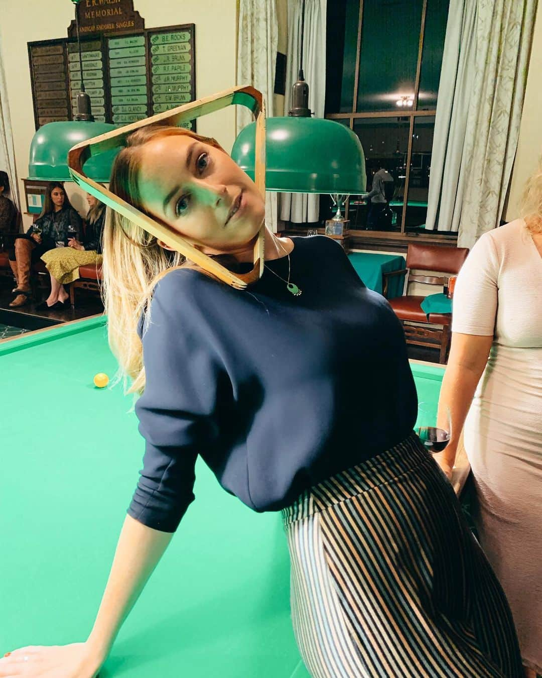 キャロライン・クラークのインスタグラム：「It was CAROL in the BILLIARDS ROOM with the RACK 🕵🏼‍♀️🕵🏼‍♀️🕵🏼‍♀️🕵🏼‍♀️🕵🏼‍♀️🕵🏼‍♀️」