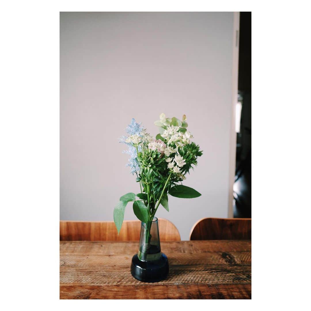 高山都さんのインスタグラム写真 - (高山都Instagram)「土曜日のイベント中に、都さんへって、　一緒に出店してた　@malmo_flower さんで買ってプレゼントしてくれたお花たち。 しかも、わざわざ長い行列に並んで、渡してくれた😭 自分で買うことに最近は慣れていたから、ふとしたプレゼントってすごく嬉しかった。 しっかり気持ちと共に受け取りました。 どんな花器に生けて、短さも合うようにバランス考えて、どこに置こうか… どうやったら素敵に見えるかなーって探す作業も楽しい。 ありがとうございました♡」11月11日 10時58分 - miyare38