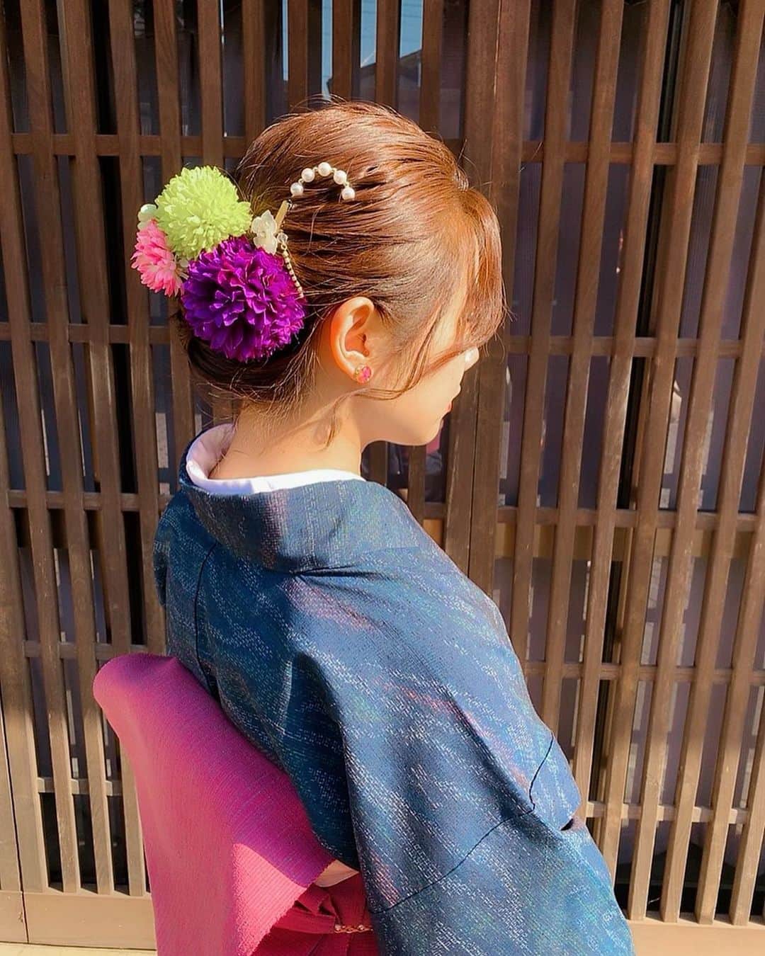 根本羽衣さんのインスタグラム写真 - (根本羽衣Instagram)「🍀 #着物 #きもの #kimono #東雲しのちゃん撮影 #ありがとう🌸 #結城市 #茨城 #結城紬」11月11日 12時22分 - ts_uichan1002