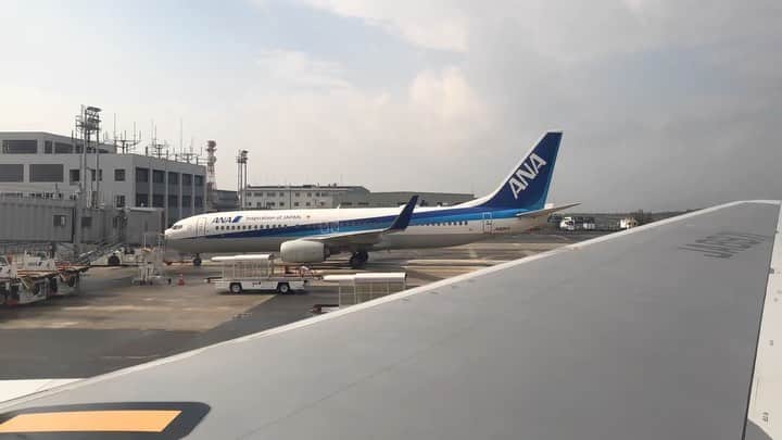 坂東慧のインスタグラム：「ひさびさの。 #b767 #b763 #ana #KMJ #HND #timelapse」