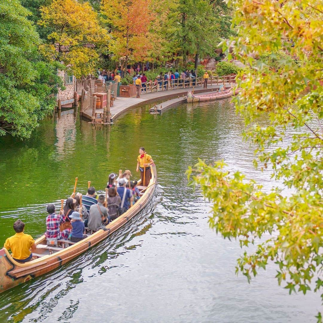 東京ディズニーリゾートさんのインスタグラム写真 - (東京ディズニーリゾートInstagram)「Grab a paddle, row the river! 四季を感じるカヌー探険🍁 #beaverbrothersexplorercanoes #crittercountry #tokyodisneyland #tokyodisneyresort #canoe #ビーバーブラザーズのカヌー探険 #クリッターカントリー #アメリカ河 #東京ディズニーランド #東京ディズニーリゾート」11月11日 13時45分 - tokyodisneyresort_official