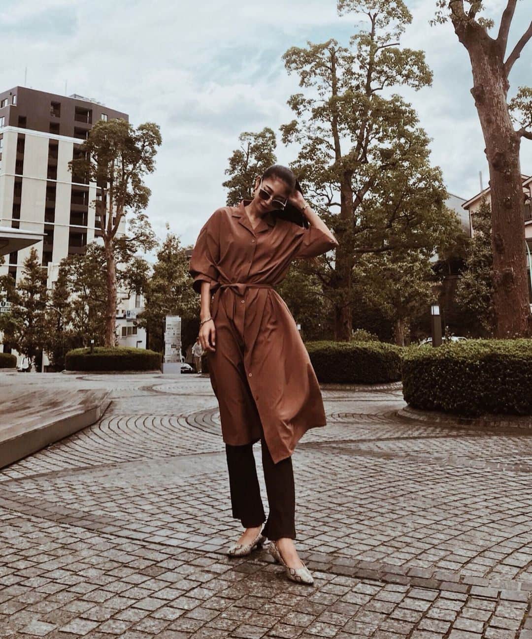 佐藤あずみさんのインスタグラム写真 - (佐藤あずみInstagram)「𝒃𝒓𝒐𝒘𝒏 𝒄𝒐𝒐𝒓𝒅𝒊𝒏𝒂𝒕𝒆❤︎ . すーっかり載せ忘れてた！ 紅葉見にいこうよう🍁 .  #ootd #fashion #coordinate #code  #japan #japanesegirl #私服 #コーデ #browncoordinate」11月11日 14時56分 - azumisato0330