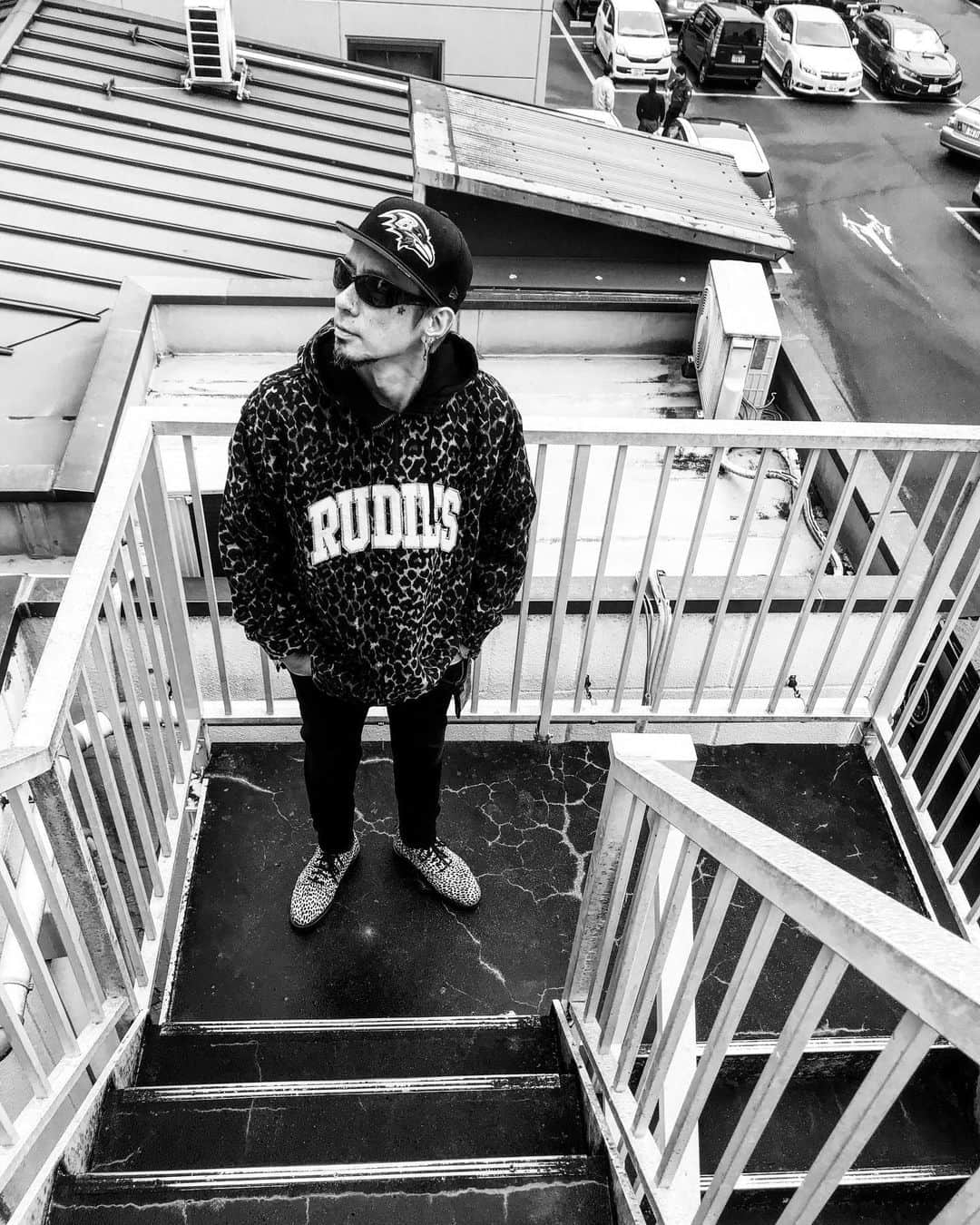 Ju-kenさんのインスタグラム写真 - (Ju-kenInstagram)「Rudie’s new hoodie! Black and whiteのLeopard この冬、こればっかり選びそう♫  Thanxxx maxxx @rudies_satoshi  #rudies #hoodie #docs」11月11日 15時02分 - jkn627