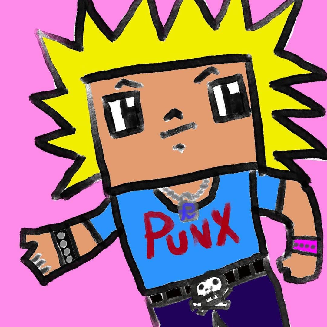 善し のインスタグラム：「PUNX」