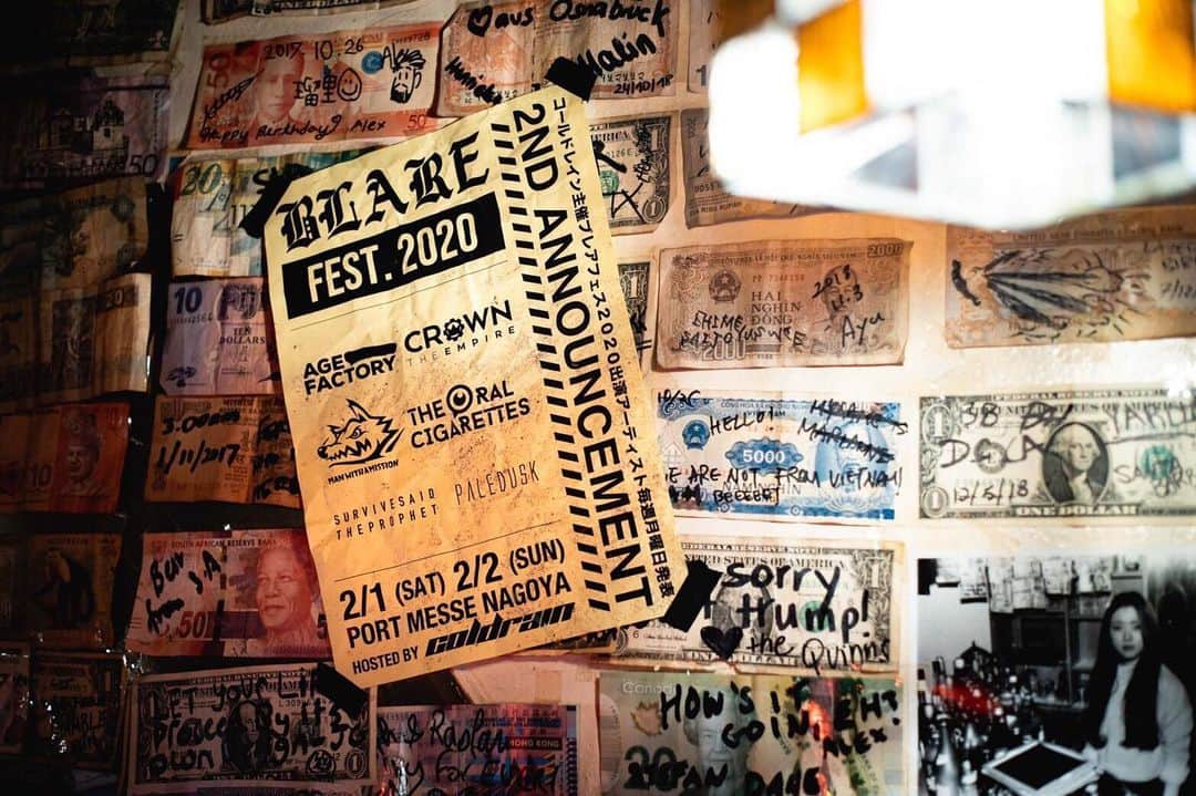 のインスタグラム：「2nd Announcement🔥 #ブレア #blarefest」