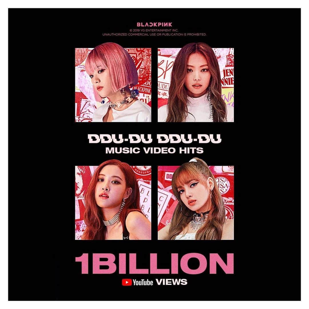 BLACKPINKさんのインスタグラム写真 - (BLACKPINKInstagram)「#BLACKPINK #블랙핑크 #DDU_DU_DDU_DU #뚜두뚜두 #MV #1BILLION #YOUTUBE #YG」11月11日 19時44分 - blackpinkofficial