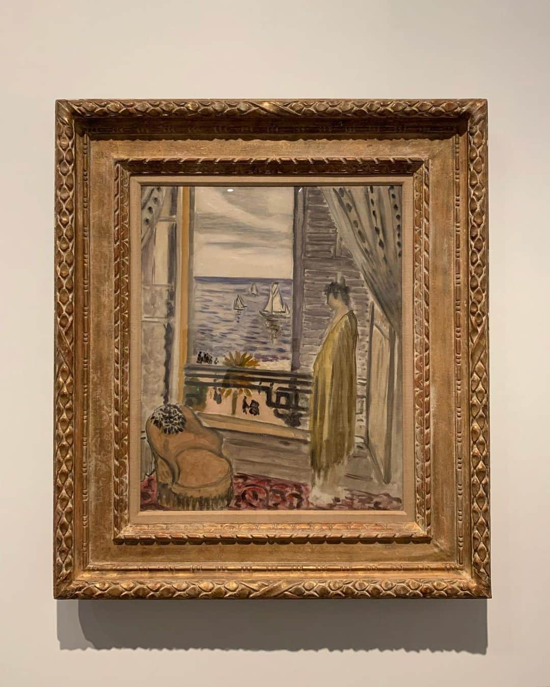 和田彩花のインスタグラム：「アンリ・マティス﻿ Henri Matisse﻿ ﻿ 《窓辺の女》﻿ Women by a Window﻿ ﻿ 1920」