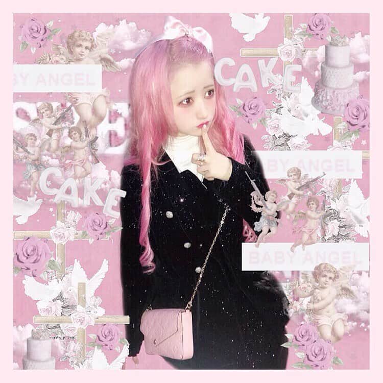 胡桃兎愛のインスタグラム：「昨日のお洋服星空みたいなセットアップ着てたんだけどお昼に見ても夜見てもキラキラしてて可愛かった！ 昨日のテーマは海外の映画に出てくる女の子！！！ @lilyboutique_official  さんのお洋服前回のワンピースに続き全部どタイプズキュン❤︎」