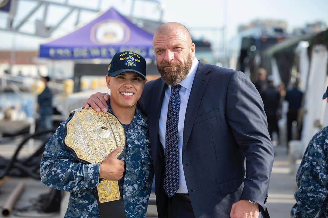 トリプルHさんのインスタグラム写真 - (トリプルHInstagram)「‪Men and women of the US Armed Forces have made a sacrifice for each and everyone of us. @WWE is proud to partner with @HireHeroesUSA to help veterans as they return home. #YourTurnToServe #VeteransDay ‬」11月12日 0時31分 - tripleh