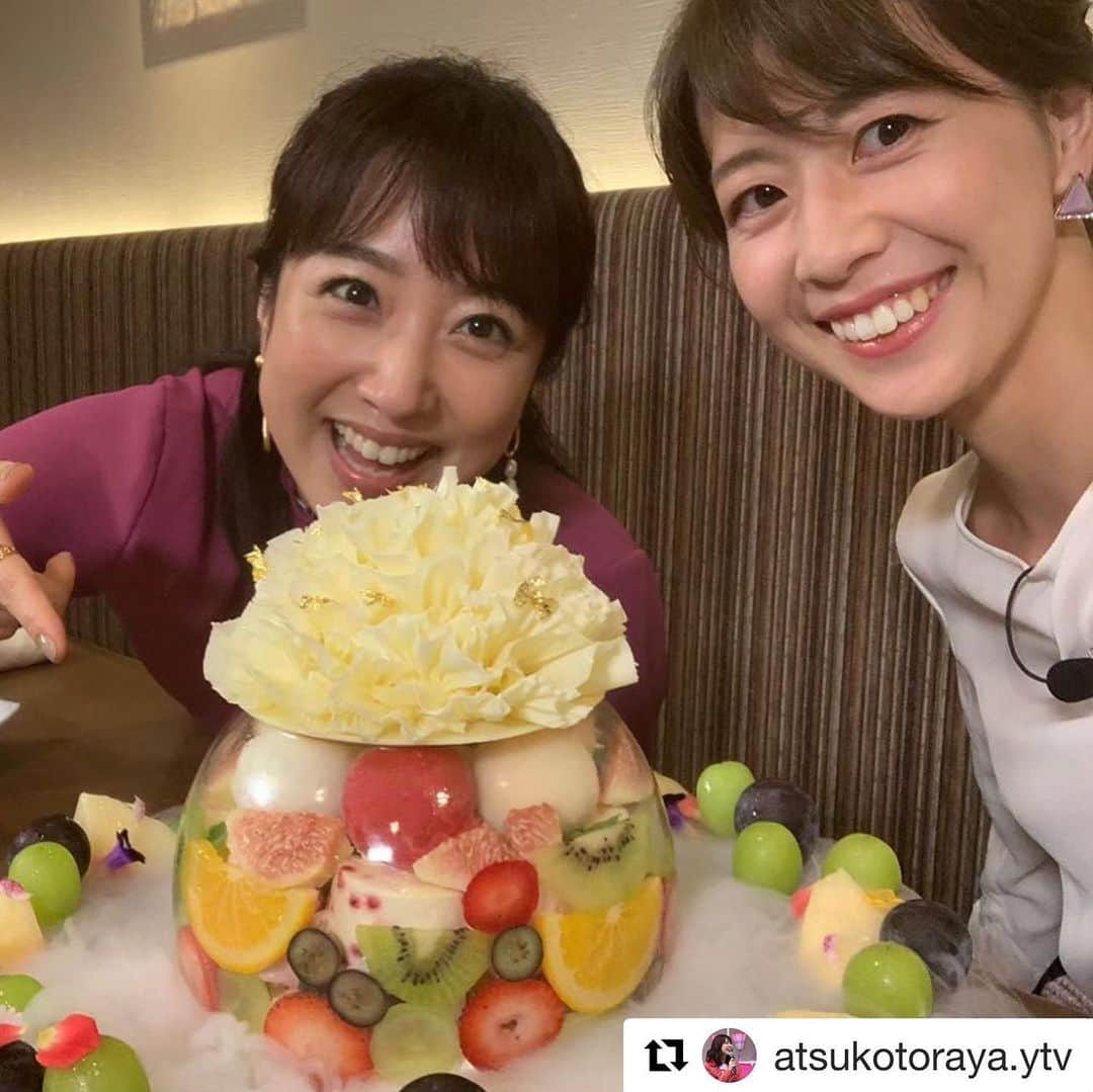 川田裕美さんのインスタグラム写真 - (川田裕美Instagram)「#Repost @atsukotoraya.ytv with @get_repost ・・・ 先日放送がありました「旅ぷら」岡山編ですが、明日13日10:55〜  再放送があります！ #旅ぷら #岡山 #もんげーパフェ」11月12日 11時10分 - hiromikawata163