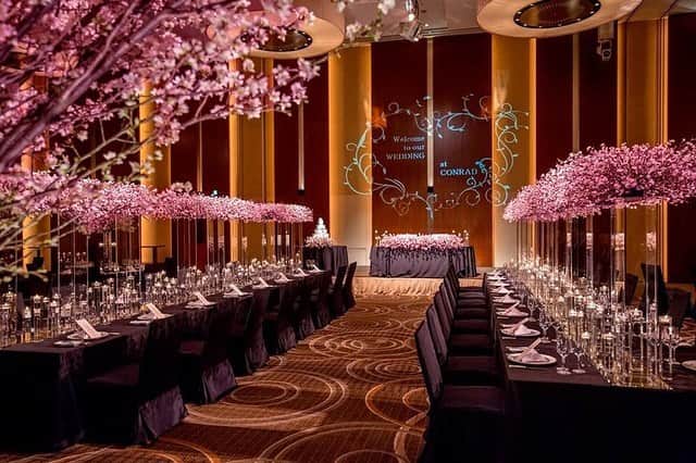 コンラッド東京 ウエディングのインスタグラム：「【ホテルスパ＆海外宿泊も】 15周年開業特典付！上質な結婚式が叶うコンラッド東京のブライダル相談会開催。 ・ ・ 【来館特典】 ●コンラッド東京ペストリーシェフ特製オリジナルスイーツ付 ●コンラッド・ベアをもれなくプレゼント！ ・ ・ 【ご成約特典】 ●15周年開業特典付★ハネムーンでのご宿泊に交換可能なヒルトン・オナーズ20万ポイントをはじめ、スパ体験やペアディナーなど魅力のラインナップです。 ●東京湾を一望、ベイビュースイートルームでのご宿泊1泊をプレゼント（15万円相当） ●「水月スパ＆フィットネス」すべてのトリートメント30%OFF ●世界中のヒルトン系列ホテルでご利用可能なヒルトン・オナーズ会員資格をプレゼント」