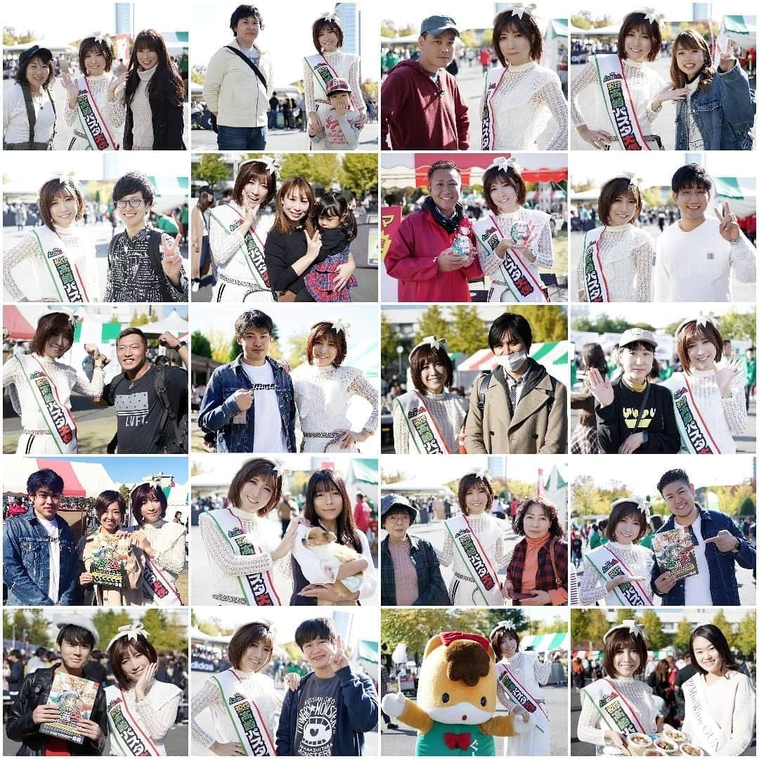石関友梨のインスタグラム：「みんなありがとう！写真載せきれない(>_<) 2枚目 トロフィーとパスタキングだるま  3枚目 売り切れがあってGetできなかったパスタもあるけど  4枚目 人気YouTuber「GUNMA 17」さん  5枚目 立ち寝してるマネージャー  6枚目 キングオブパスタゲート前  #キングオブパスタ2019 #キングオブパスタ #高崎パスタ大使 #高崎パスタ #高崎名物 #群馬グルメ #パスタ #pasta #GUNMA17」