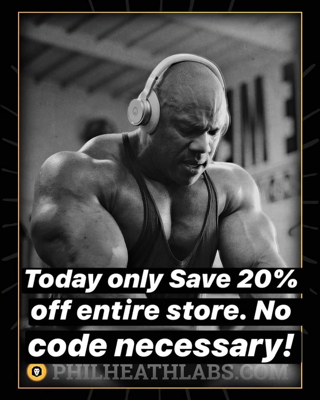 Phil Heathのインスタグラム：「Take advantage of our Veterans Day Sale on @philheathlabs products where you save 20% off all items. This is a great way time to mix and match different flavors of our pre workout Dream Killer Sour Grape and Lions Blood which isn’t Blood of a damn Lion but is actually Passion Fruit! Also IntraGuard Tropicandy which honestly has been selling faster than any other product so far over Watermelon-Lemonade which I will be taking today. Not to mention our fat burner InfernoCore which for anyone who dares to push themselves into extreme thermogenesis and sweat out all of the “trash” then you seriously will not be disappointed. All in all it’s a sale so get some today!!!! #PhilHeathLabs #7xMrOlympia #supplements #preworkout #intraworkout #fatburner #weightlossjourney #weightloss #motivation」