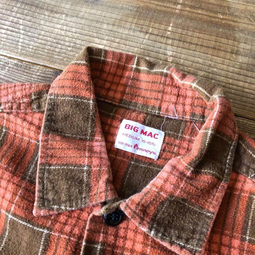 スタンダードカリフォルニアさんのインスタグラム写真 - (スタンダードカリフォルニアInstagram)「Used Flannel Shirt BIG MAC　60年代　サイズ表記M #standardcalifornia #スタンダードカリフォルニア  #used #古着  #vintage #ビンテージ #ヴィンテージ  #flannelshirt #ネルシャツ  #bigmac #ビッグマック」11月12日 12時54分 - standardcalifornia