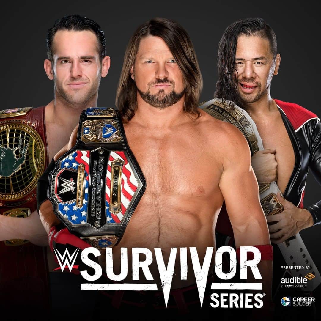 WWEさんのインスタグラム写真 - (WWEInstagram)「Team #Raw is SET for the Men's #SurvivorSeries Elimination Match, and @ajstylesp1 @shinsukenakamura and @roderickstrong will go to battle in a #TripleThreat showdown!」11月12日 14時00分 - wwe