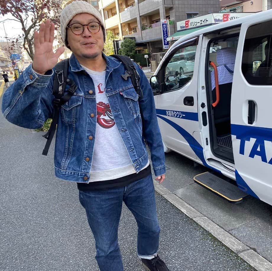 江口寿史のインスタグラム：「バイバイ熊本。またね！」