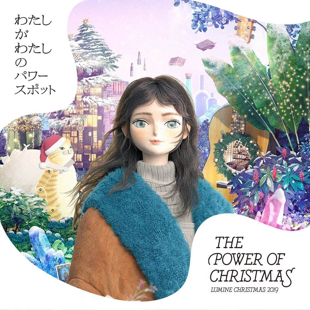 ルミネ公式さんのインスタグラム写真 - (ルミネ公式Instagram)「THE POWER OF CHRISTMAS -LUMINE CHRISTMAS 2019- . わたしがわたしのパワースポット . 生まれた星座や 手のひらの線。 世界はヒントに満ちている。 . いい予感がするだけで 人は元気になるらしい。 . そう、本当のパワースポットは、 頭の中と胸の中。 . クリスマスの不思議な力が、 わたしのパワーになって、 来年も、いい一年になりますように。 . #ルミネ#クリスマス#ケーキ#占い#イヴルルド遙華#キャンペーン#未来を占う#わたしがわたしのパワースポット#パワースポット」11月12日 16時53分 - lumine_official