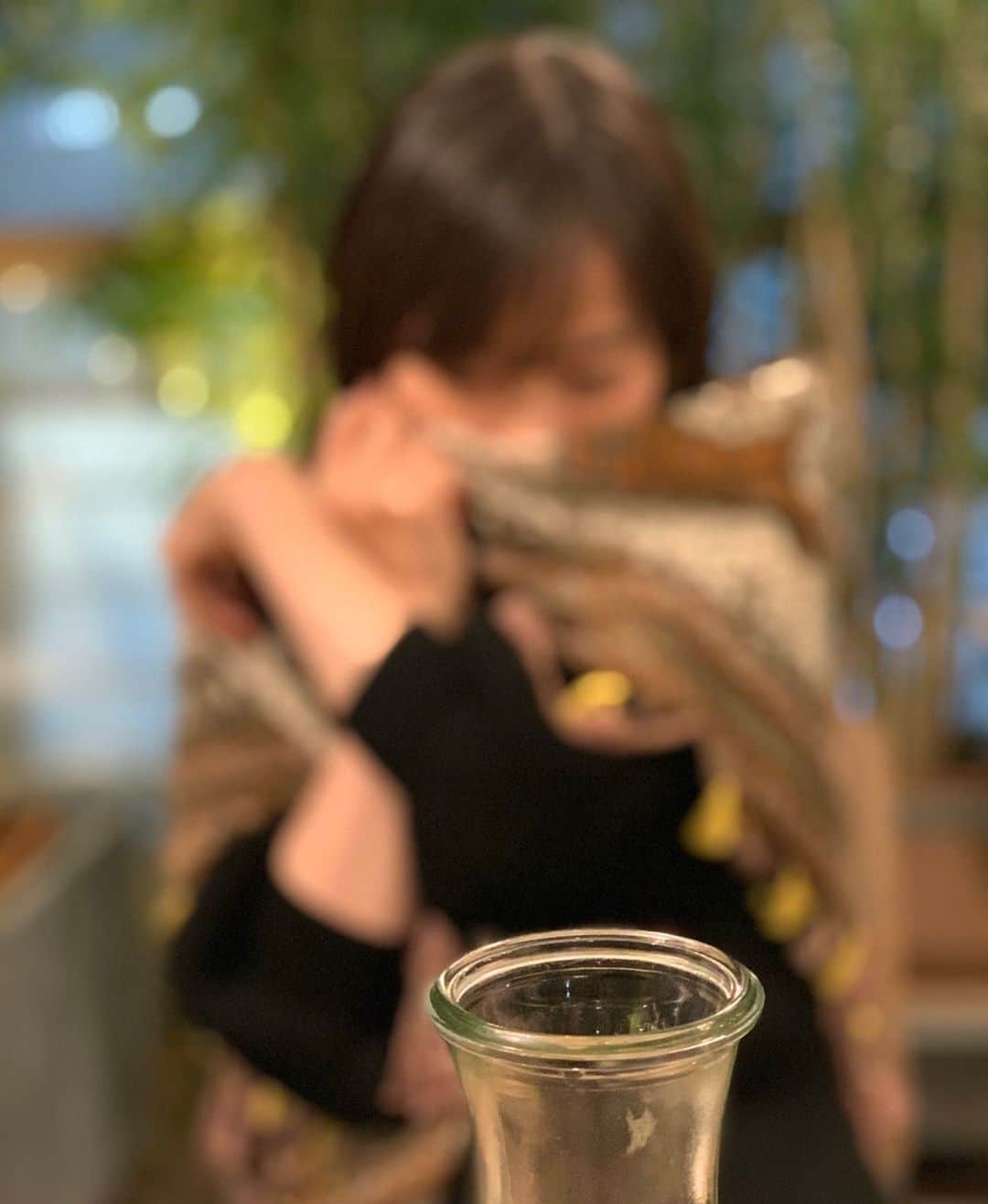 小橋めぐみのインスタグラム：「小春日和だったけれど、 夕方からは寒くなってきましたね。」