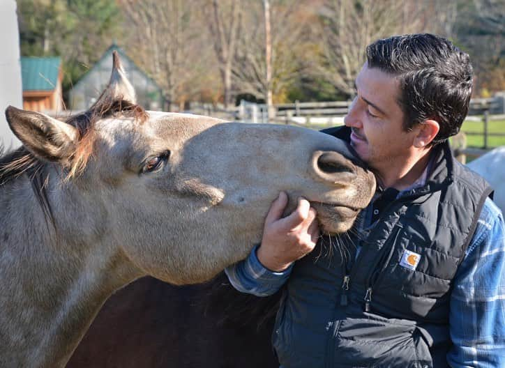 ニュー・キッズ・オン・ザ・ブロックさんのインスタグラム写真 - (ニュー・キッズ・オン・ザ・ブロックInstagram)「Life on the farm with @jonathanrknight. 🐴 Check out the @BostonHerald feature, link in stories!」11月13日 6時30分 - nkotb