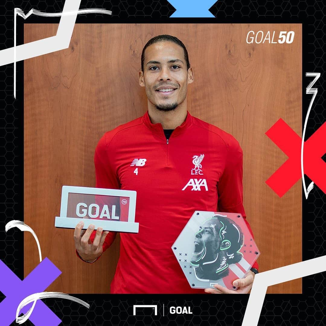 Goal Japanさんのインスタグラム写真 - (Goal JapanInstagram)「. 2019年の #Goal50 男子受賞者はファン・ダイク🏆 Congratulations @virgilvandijk 👏 . #soccer #football #liverpool #virgilvandijk #vandijk #サッカー #フットボール #リヴァプール #ファンダイク #⚽」11月12日 21時46分 - goaljapan