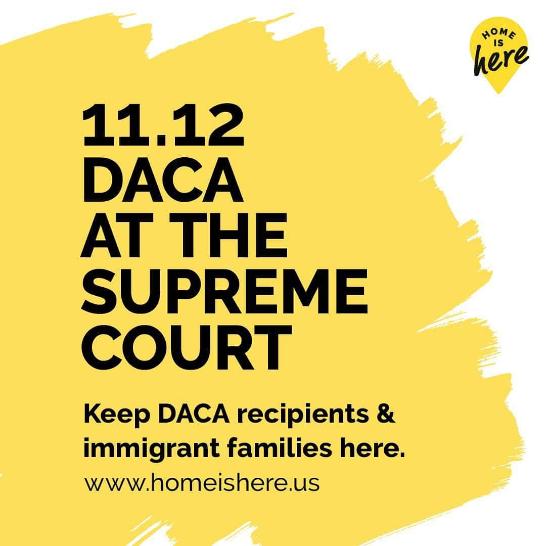 トローヤン・ベリサリオさんのインスタグラム写真 - (トローヤン・ベリサリオInstagram)「Good morning! Today is an important day.  Everyday 700,000+ DACA recipients contribute to our communities. But today the Supreme Court will hear arguments on the termination of DACA. Today Let’s give the DACA recipients the support they give us EVERYDAY today let’s tell them that #HomeIsHere  83% of Americans support DACA. If you are one of them. Go to the link I will province in my bio and show your support.」11月12日 23時41分 - sleepinthegardn