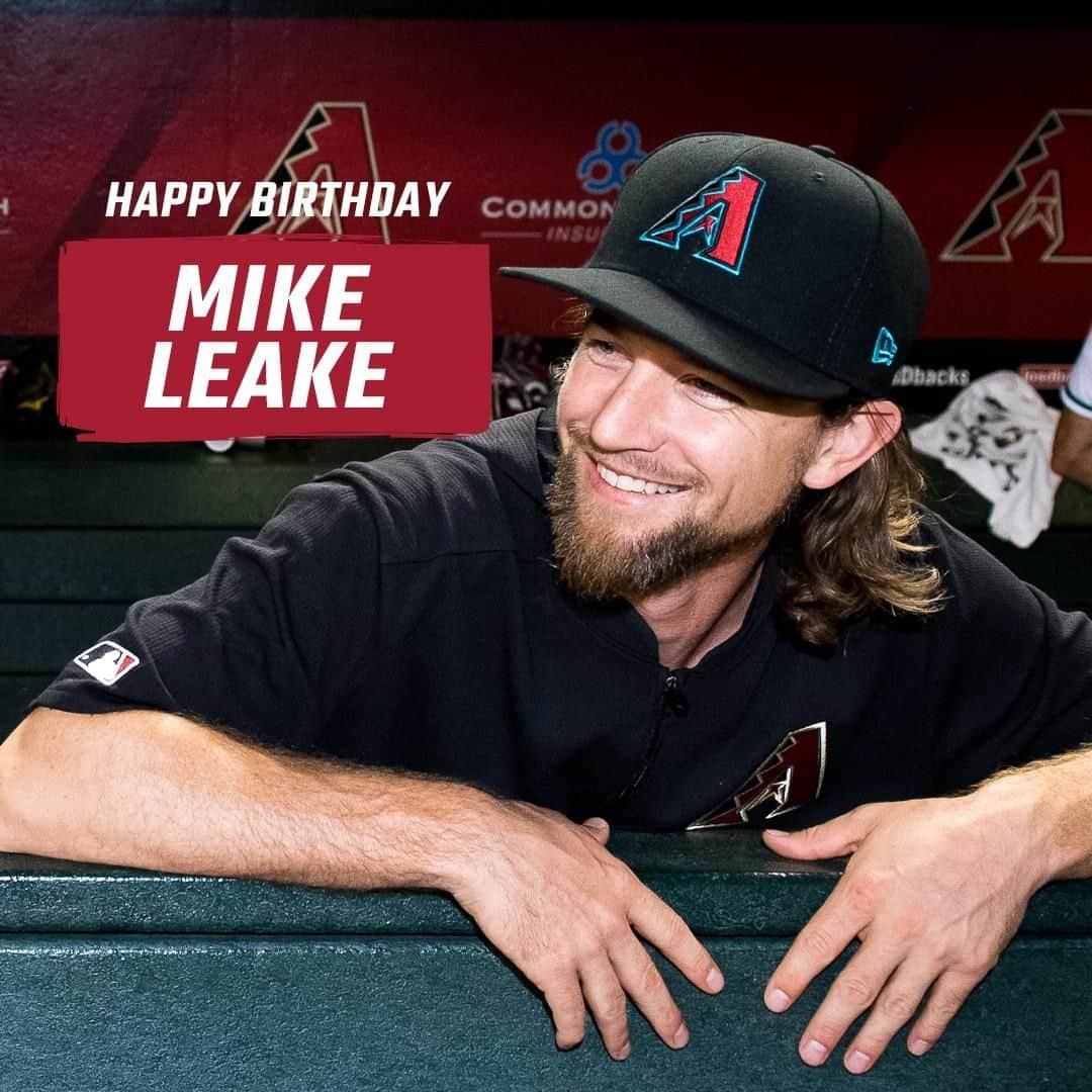 アリゾナ・ダイヤモンドバックスさんのインスタグラム写真 - (アリゾナ・ダイヤモンドバックスInstagram)「Wishing #Dbacks starter and former Sun Devil Mike Leake a happy birthday!」11月13日 0時30分 - dbacks