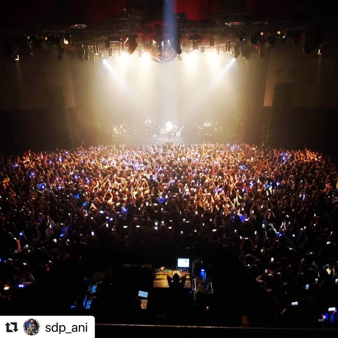 小沢健二のインスタグラム：「#Repost @sdp_ani 今日見に行ったライブ お客さんみんなスマホ撮るの図。 #ozkn」