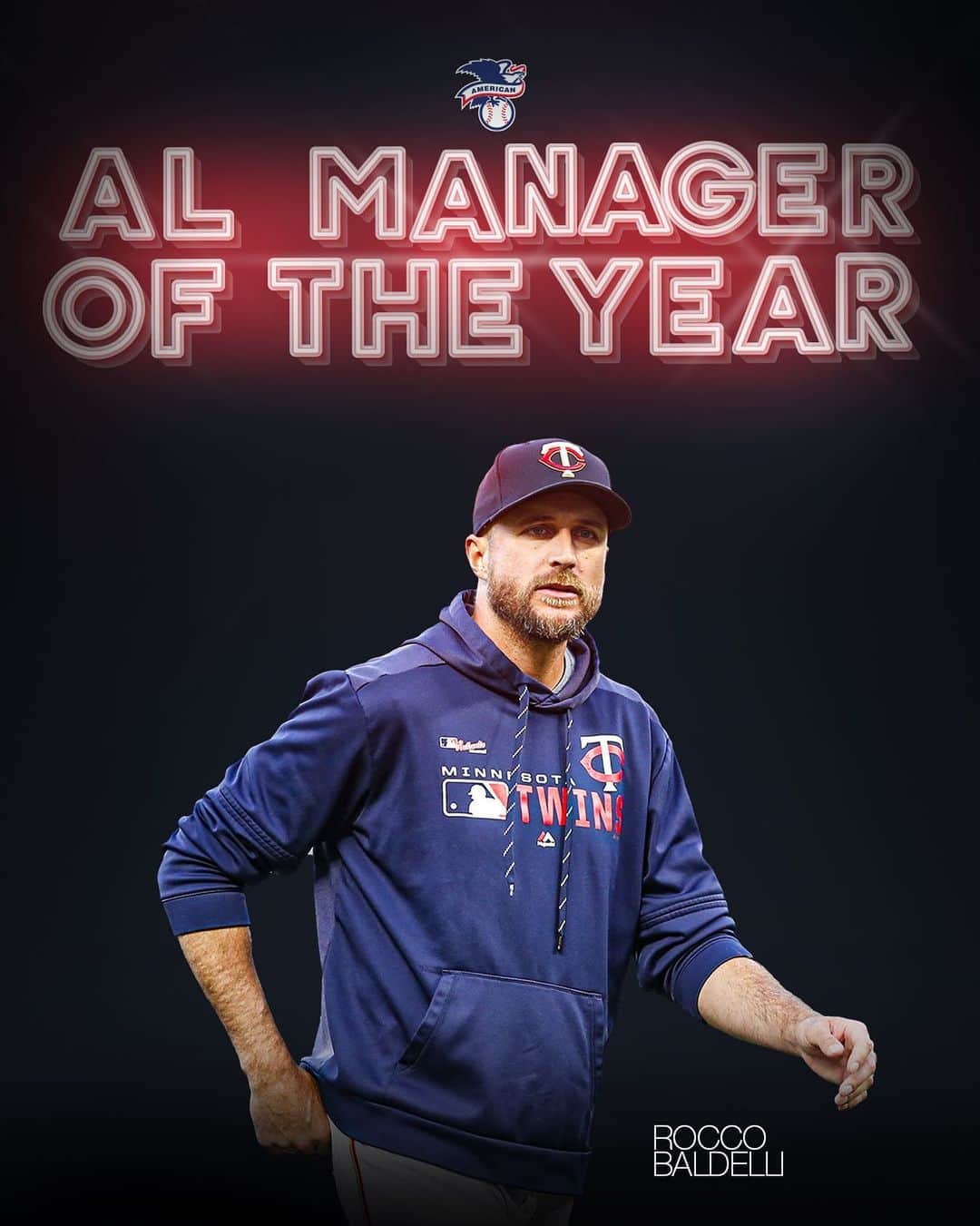 MLBさんのインスタグラム写真 - (MLBInstagram)「Your AL Manager of the year: Rocco Baldelli!」11月13日 8時20分 - mlb