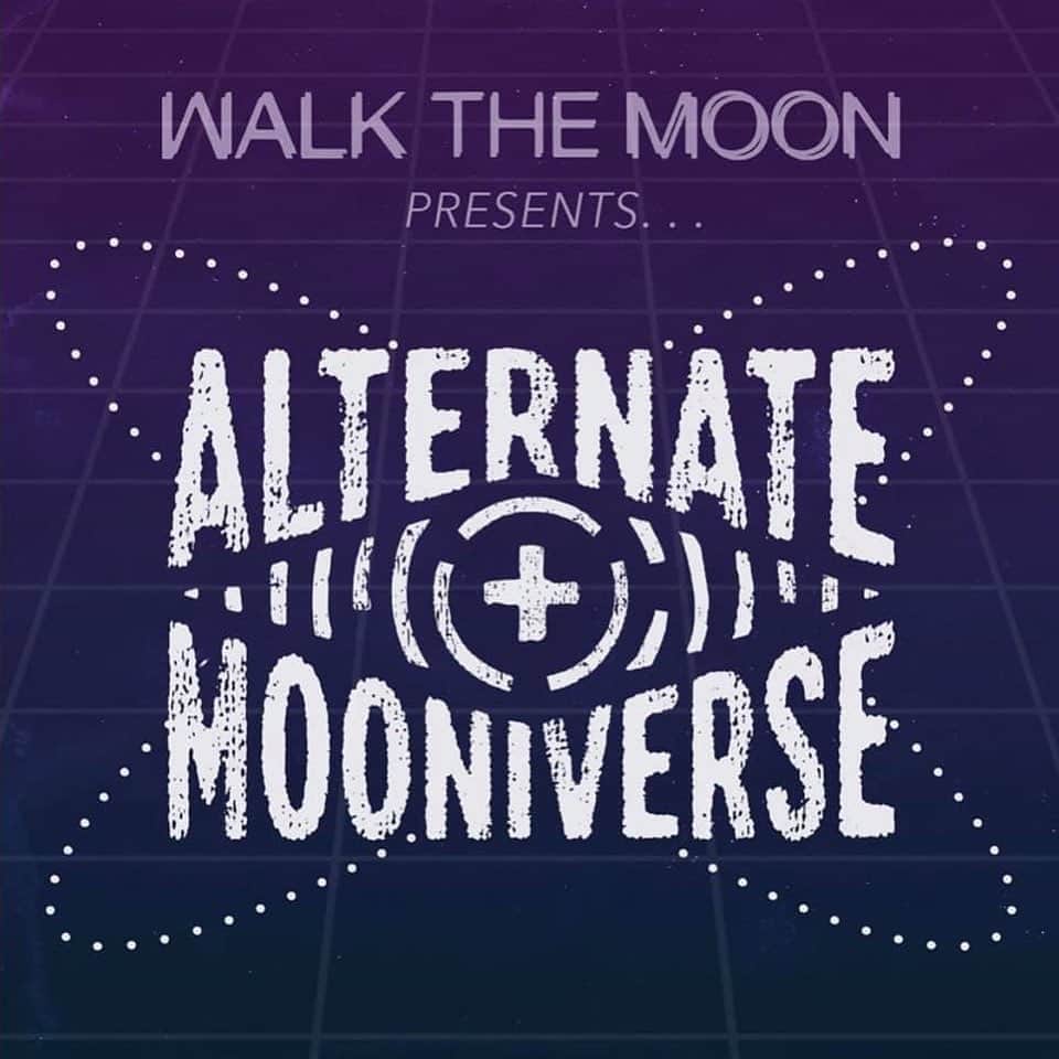 ウォーク・ザ・ムーンのインスタグラム：「FULL MOON 🌕🐺🌕 which means it’s time for a new piece in the ALTERNATE MOONIVERSE collection - the line that wonders aloud - “What if WALK THE MOON was something else???” Easter Island. The Bermuda Triangle. Stonehenge. These are all areas of great mystery. But they pale in comparison to the secrecy of the enigmatic Walker T. Montreau Sonic Research Facility. Recently, a group of ambitious civilians was sure they had pinned down the exact location of the WTMSRF, and even made elaborate plans to storm the area on social media. But, on the big day, when they all rushed in, all they found was a door hanging off its hinges, some headphones, and a stack of these shirts. Available to you now.」