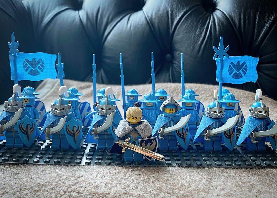 高木裕介さんのインスタグラム写真 - (高木裕介Instagram)「medium Blue knight #lego  #legocastle  #legomoc  #legocustom #legoclassic  #legominifigurines #legominifig」11月13日 9時53分 - urealm.takagi_official