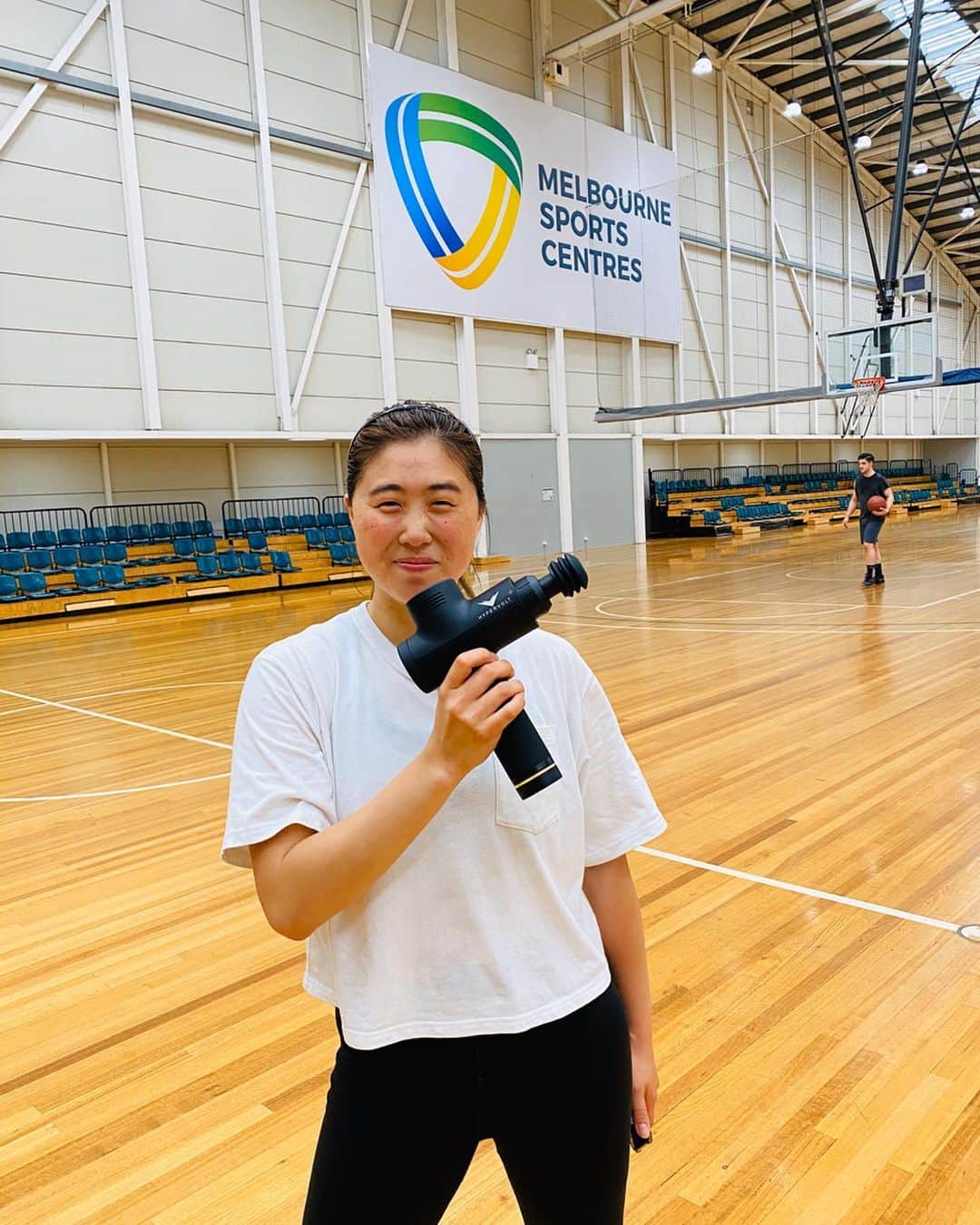 山田愛さんのインスタグラム写真 - (山田愛Instagram)「I STILL WANT TO PLAY🏀! #acl ×3 #meniscus ×2 ・ #basketball #training #ballislife #hypervoltplus  @hypericeaus @hypericejapan」11月13日 10時24分 - aiyamada_