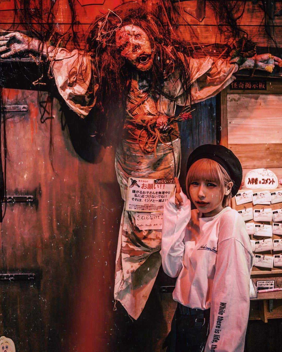 病夢やみいのインスタグラム：「コワヨ。 やみじん撮影の1コマ  Photo @espresso_17」
