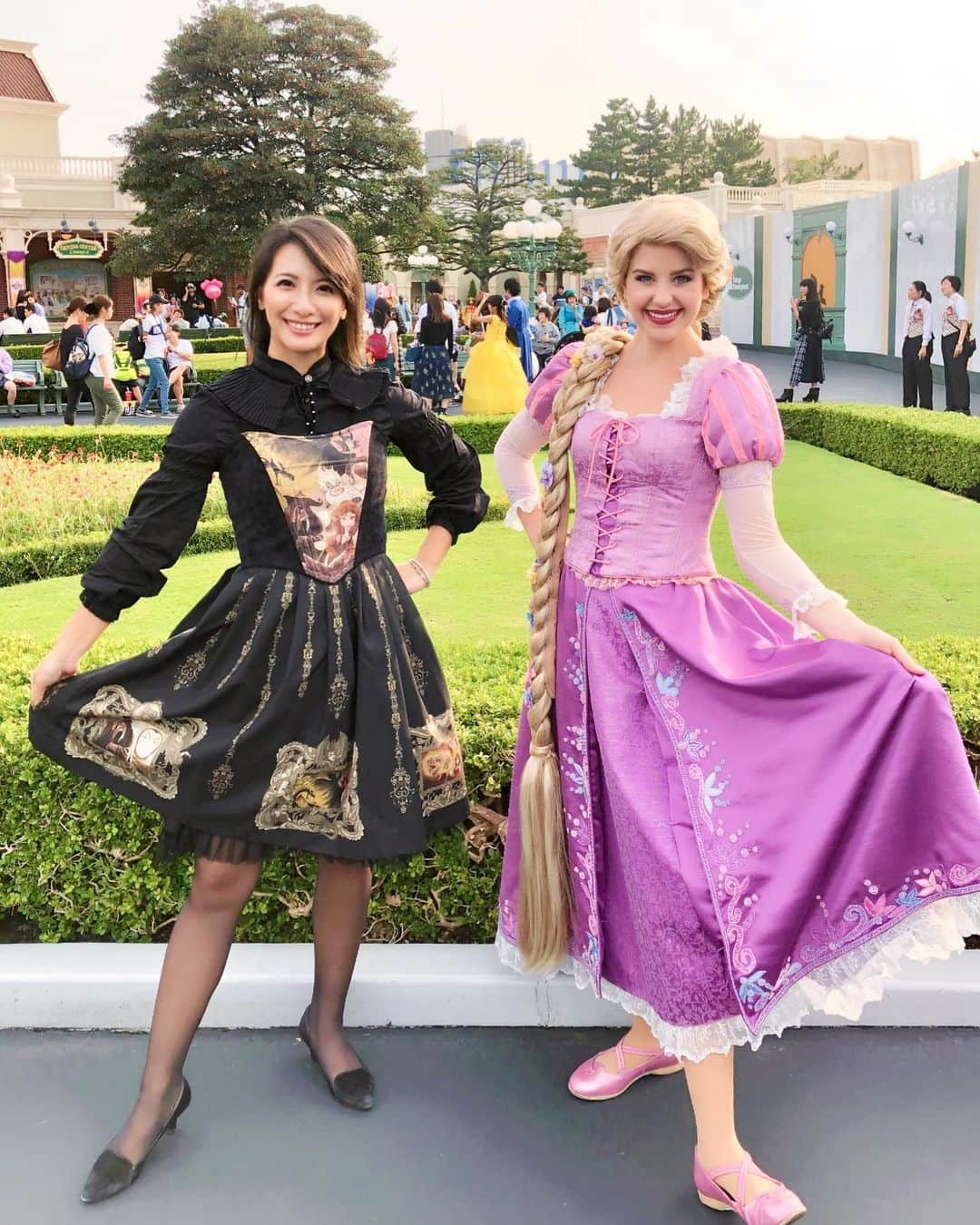 矢部あやのインスタグラム：「201809 TDL  かわいいラプンツェルだった♡」