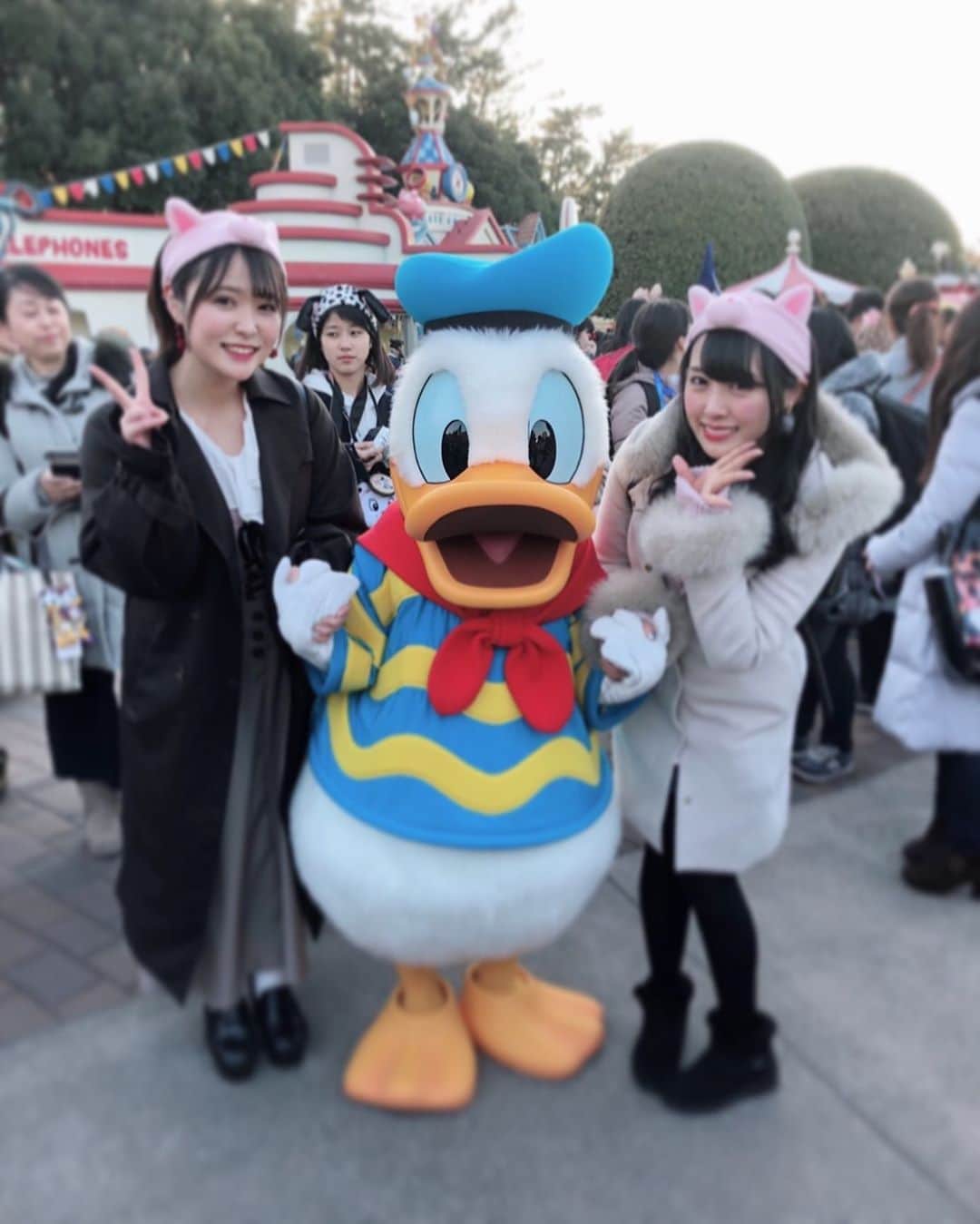 のインスタグラム：「おやくま🐻 . . #おやすみ #goodnight #🌙 #おやくま #日々の出会いに感謝 #バクステ外神田一丁目 #熊本美和 #miwakumamoto  #アイドル #idol #일본 #아이돌 #アイドルボウラー #Pリーガー #プロボウラーになりたい #japanesegirl #followme #kawaii #makeup #beauty #黒髪 #tdl #東京ディズニーランド #disneyland #🐭🏰 #ディズニーランド #行きたい #ドナルド #推し #すきぴ」