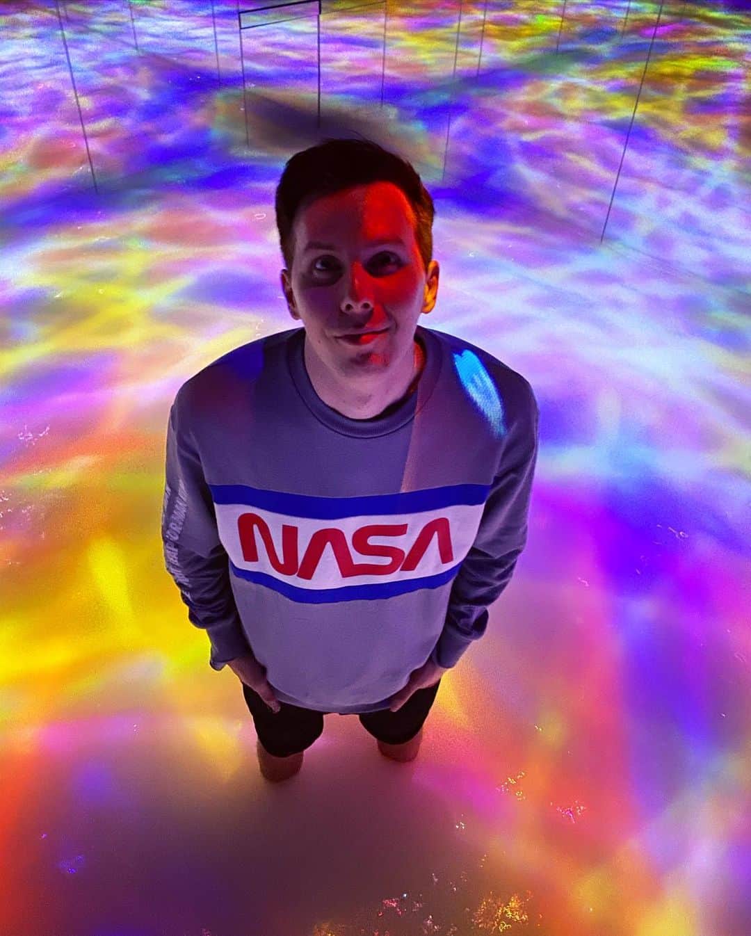 のインスタグラム：「Wading around in weird artistic liquid was a fun way to spend the afternoon.」