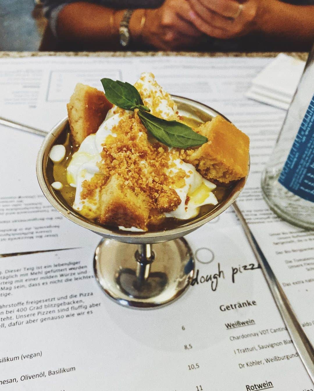 STIL IN BERLINのインスタグラム：「If you get a pizza at Gazzo, leave room for the buffalo milk soft serve with olive oil, sea salt and shortbread crumbles because it’s divine 🍨」